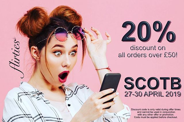 BackedJamesx's tweet image. Do you want a discount? Yes? Check out the details and get your shopping list ready! #showoffer #scottishbeauty #vatfree #flirties #beautyproducts #glamcor @flirtiestraining @flirtiesuk @flirtiesireland @flirtiesscotland