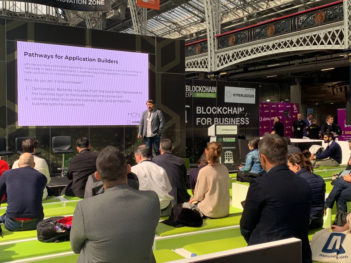 lfdecentralized's tweet photo. Live from: #BlockchainExpo #HyperledgerInProduction Day “Bridging the communities with Hyperledger Burrow” – @compleatang CEO of @monaxHQ - Overview of #HyperledgerBurrow features and points of comparison and marmots! https://t.co/GXl5E6U5Je
