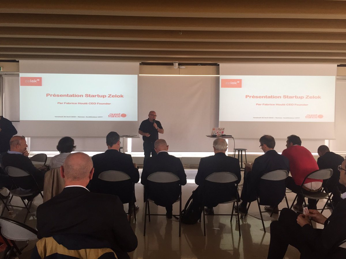 off7_'s tweet photo. pitch de @Zelok_France : plateforme qui simplifie la vie des agents immobiliers, des locataires et des propriétaires en regroupant dans un même espace numérique toutes les démarches liées à l’entrée en location #SelectionSaison3 #off7_ accélérateur du groupe @OuestFrance https://t.co/GwMfICm11q