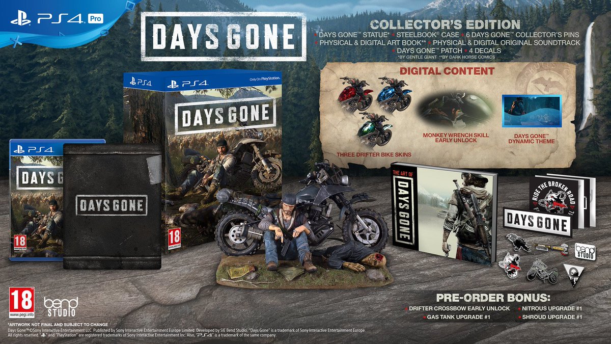 ¡SORTEAZO! ¿Quieres ganar un Days Gone hoy? Tenemos 1 Collector's y 5 promos. Muy fácil: Dale RT a este tuit y responde con el hashtag  #DaysGone y <a href="/PlayStationES/">PlayStation España</a> mencionando a quién te llevarías hasta el fin del mundo en moto y por qué. Sé original y llévatelo ;)