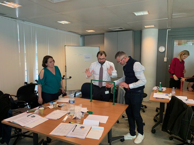 Managers from different sites @BASF_FR further develop their #leadership skills with fun games &amp; teamwork during a New #Leader Program session in Levallois. #LeadershipDevelopment #Networking #TeamBASF