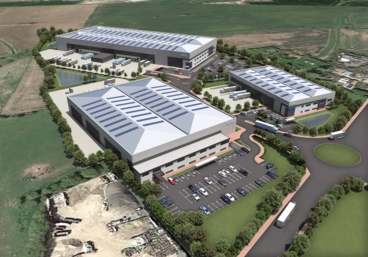 HalogenUK's tweet photo. Consent granted for @StModwen 310,000 sqft industrial/logistics park in Northants - 1st phase of 1.5m sqft at Stanton Cross, see today's Property Week https://t.co/GLlS7acHEN. With St. Modwen Park, Poole, that's almost 0.5million sq ft added to its South East portfolio in April. https://t.co/X5dNSXupby
