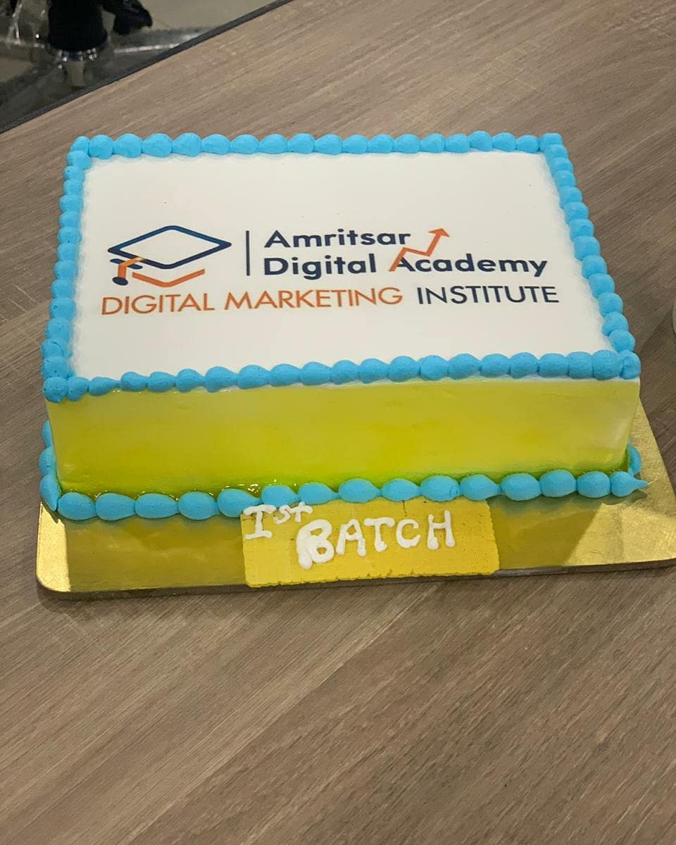 AmritsarAcademy's tweet image. The first batch of ADA digital marketing course successfully completed.
Last day celebration 🎉🎊🎁
.
.
#Ada #firstbatch #batchcompletion #DigitalMarketingCourse #enjoy #celebration #Opportunities #cakecutting #happyfaces #students #future #career