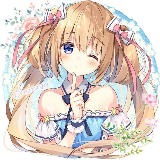 サイン会のお土産用イラストです〜！！白花ちゃん🎀 アクリル