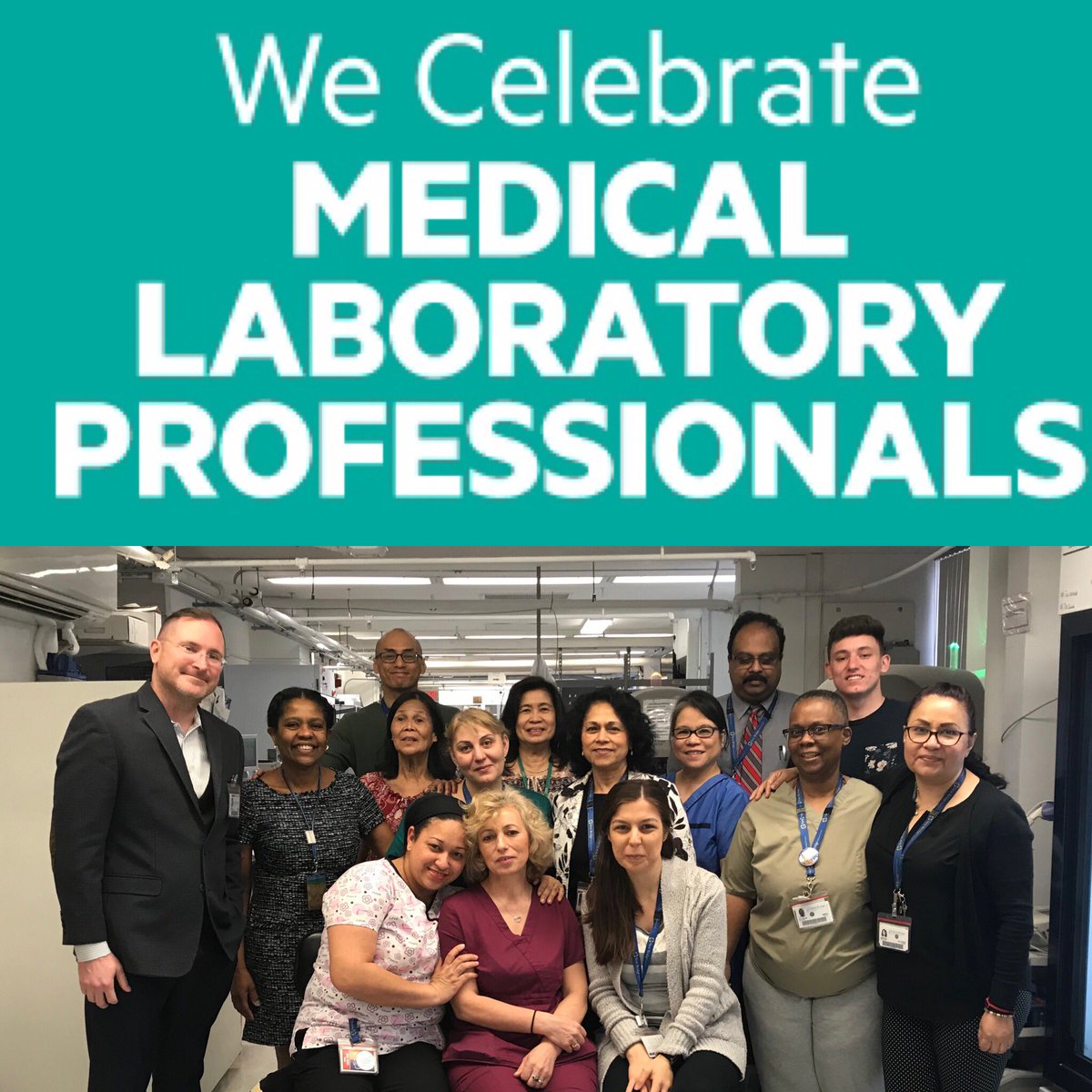 NewBridgeMedCtr's tweet image. “Not all heroes wear capes, some wear lab coats.”  #Lab4Life #laboratoryprofessionalsweek