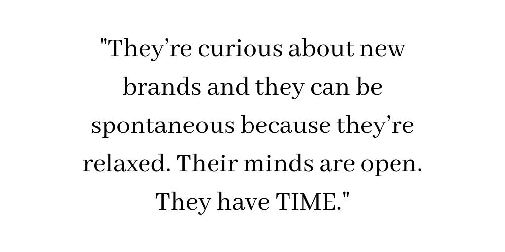 LimitedSpaceOOH's tweet photo. Our Co-Fo and CSO, @SamanthaSida, shares her thoughts on the receptive, engaged mindset of consumers when they're at a #RetailDestination; "They have TIME." Read more here 👉 https://t.co/h5JOGAFwpH. #DestinationFuture https://t.co/B629LVfFF2