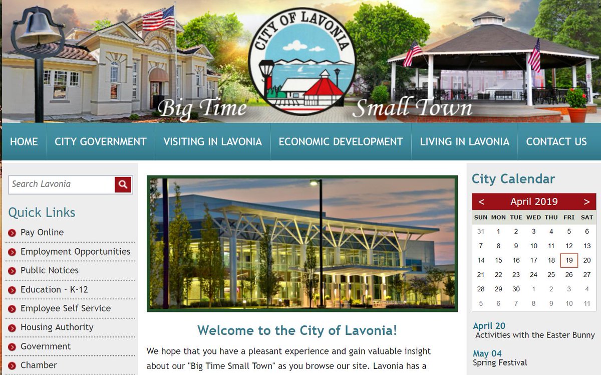 Sophicity's tweet photo. #WebsiteFriday - Check out the City of Lavonia GA's great looking website (https://t.co/i2skT2GdKS)! -- @gacities #ITinaBox https://t.co/1CpGYt1CTd