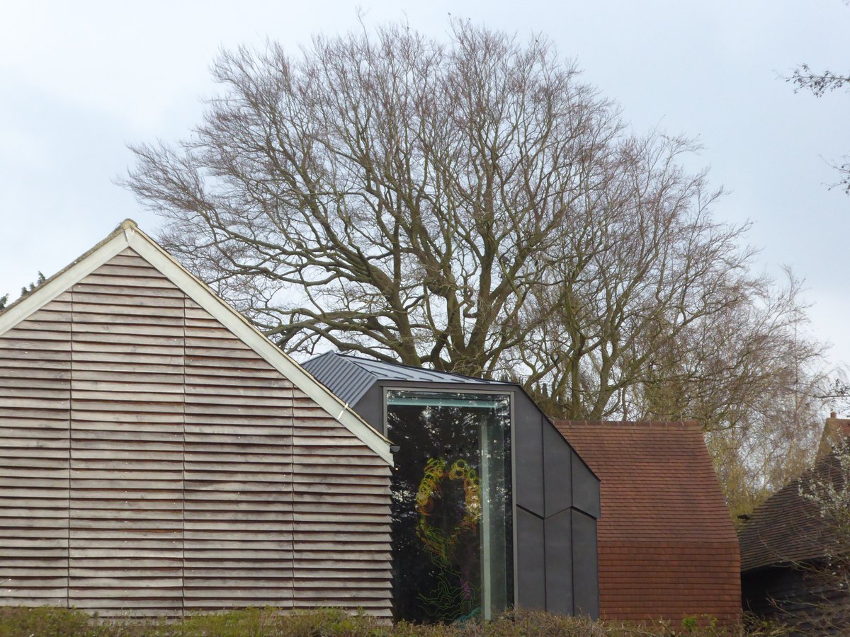 PittJAne's tweet photo. my #siteresponsive exhibition #maundermaps @museumartcraft #ditchling #sussex ends this weekend, it's been such a pleasure. Thanks @FormatLtd for making the beautiful large window print of #unmap it hovers tween inside &amp; out changing with the light as I evisaged https://t.co/54qZ0b75y8