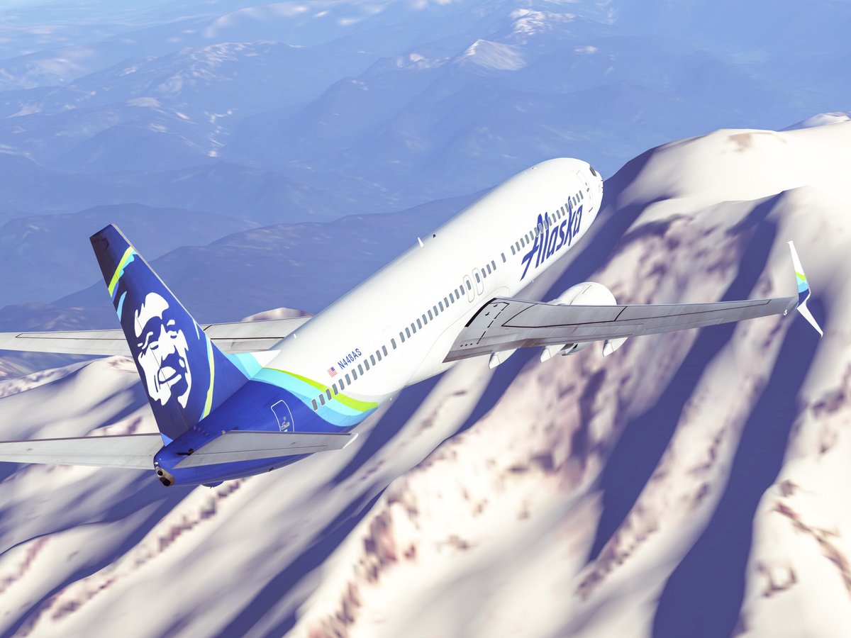 InfiniteFUSA's tweet photo. Alaska 737-900 2016 livery cruising over ( guess the mountain
#infiniteflight #infiniteflightusa #aviator8 #like #alaksa #Instagram #FamousFreshFridays #1000like #follobackforfolloback #planes #United #Delta https://t.co/TjbgP96cpt