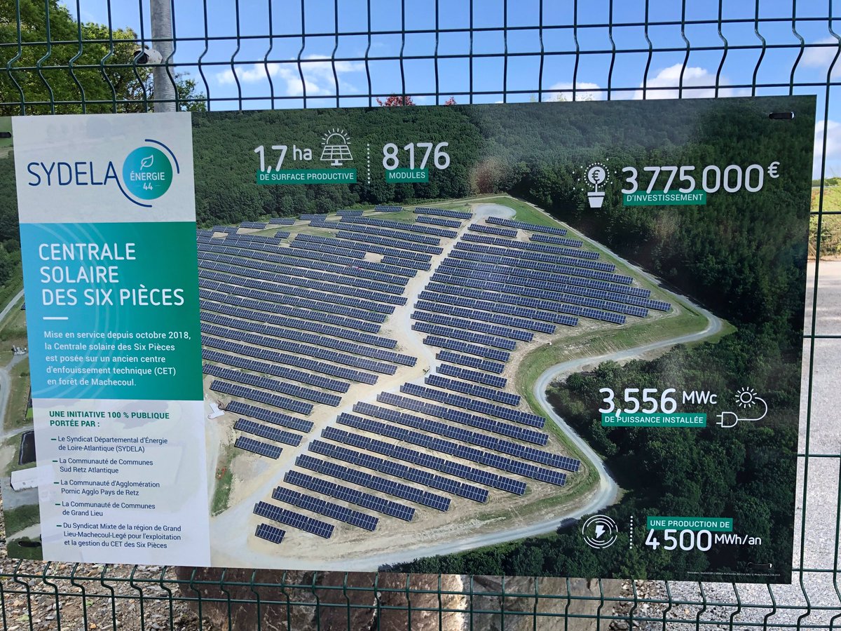 ✅ Inauguration de la centrale solaire des Six Pièces avec plus de 8 000 panneaux photovoltaïques au cœur de la forêt de Machecoul #énergie #TransitionEcologique #LoireAtlantique