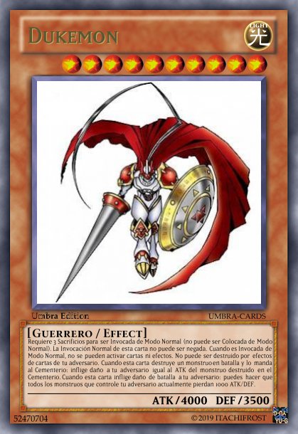 Dukemon ~Paolo Akabane ----------------------------- #Yugioh #Cards #Digimon Dukemon ~Paolo Akabane ----------------------------- #Yugioh #Cards #Digimon