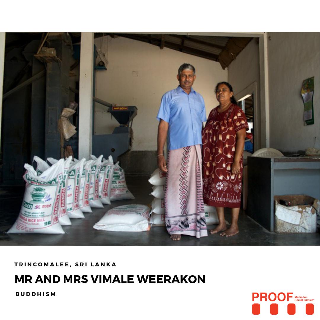 proof_media's tweet photo. To end #GenocideAwarenessMonth, PROOF brings you three more rescuers from Sri Lanka. Wednesday we shared Sister Grace's story with you from the Christian Church.  

Today, we bring to you Mr. and Mrs. Vimale Weerakon, a Buddhist couple living in Trincomalee, Sri Lanka. https://t.co/1NpMRC9VXm