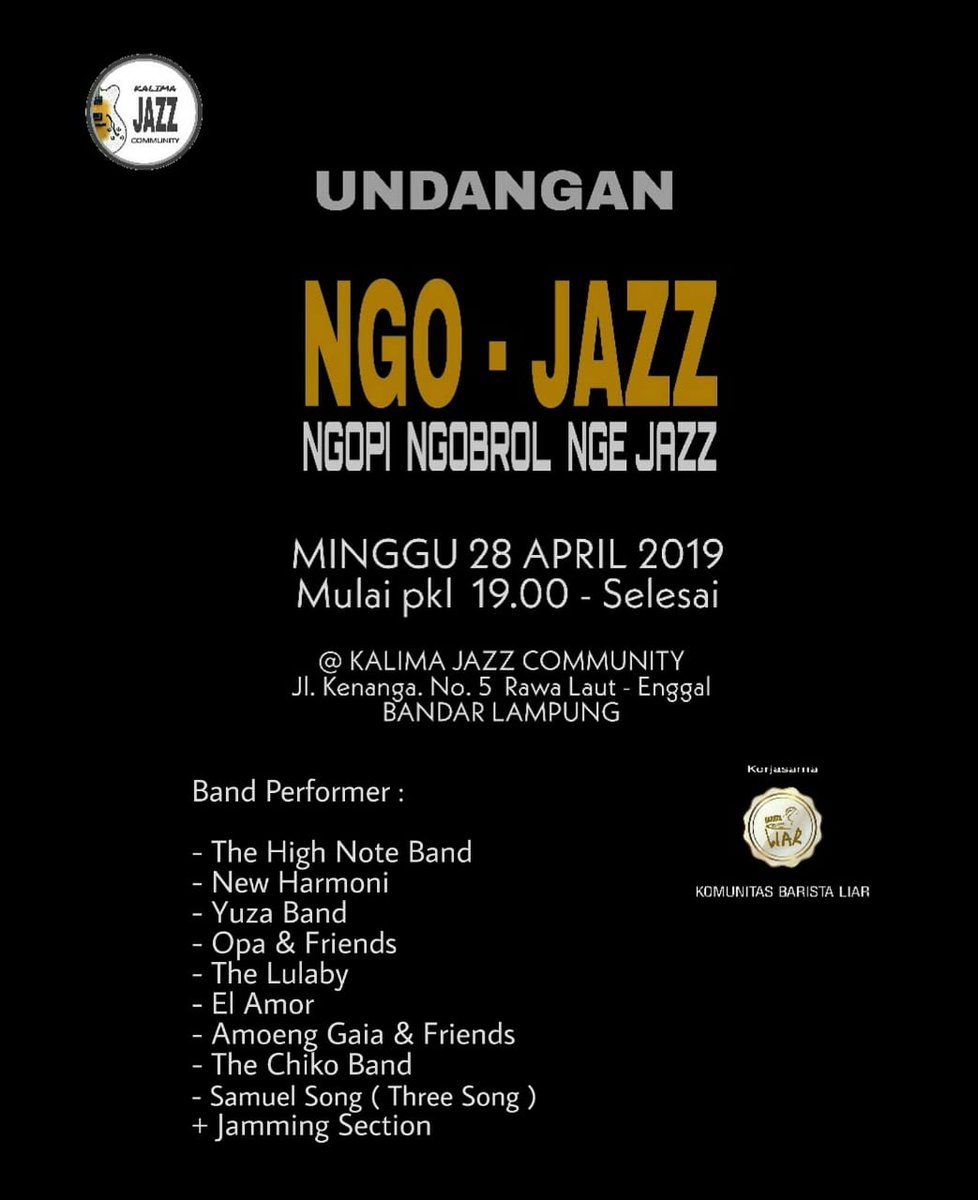 Ngopi or Nge-Jazz ?