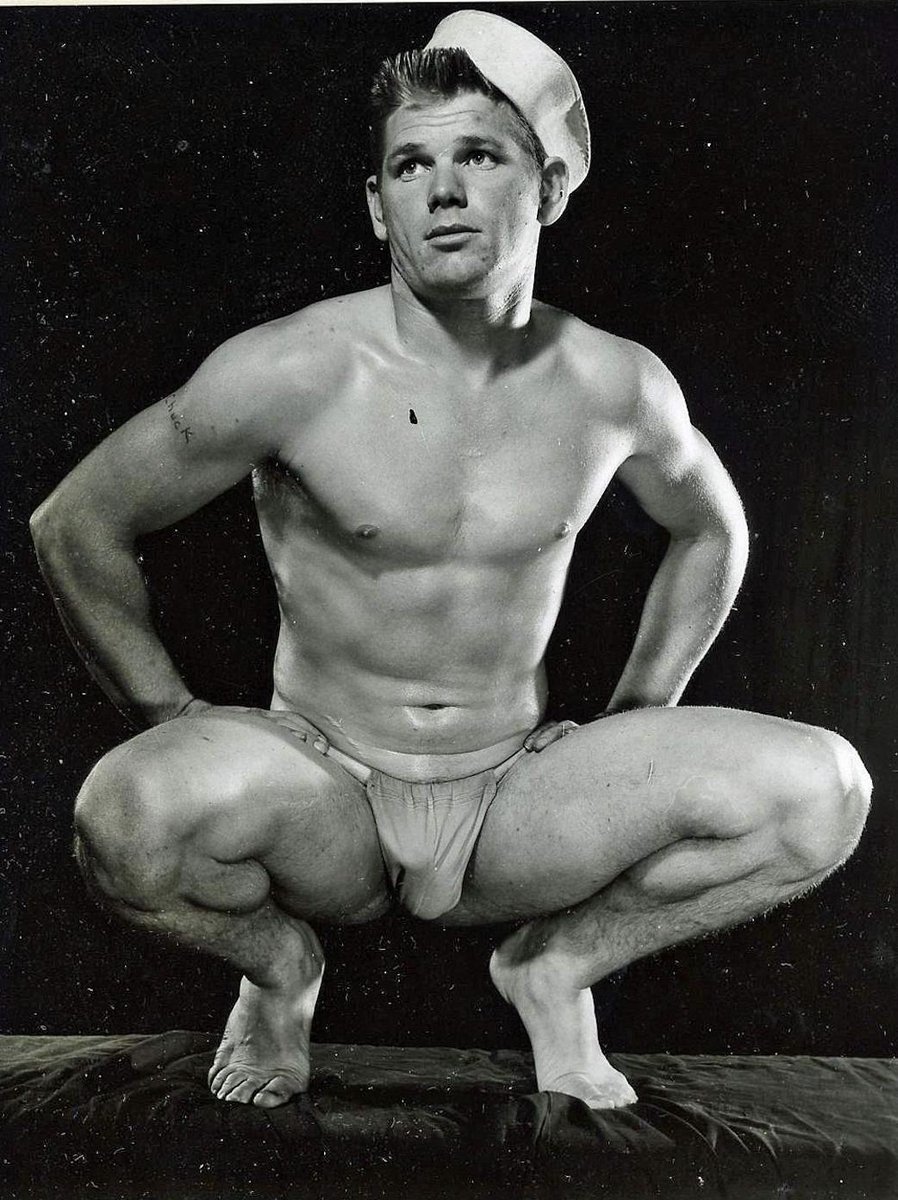 creatureblackl1's tweet photo. Chuck Baker [Photos by Pat Milo and Athletic Model Guild] Los Angeles, 1961 #chuckbaker #patmilo #athleticmodelguild #vintagemen #vintagegay #nakedmen #nakedgay #uncut https://t.co/1QaZjzRPMi