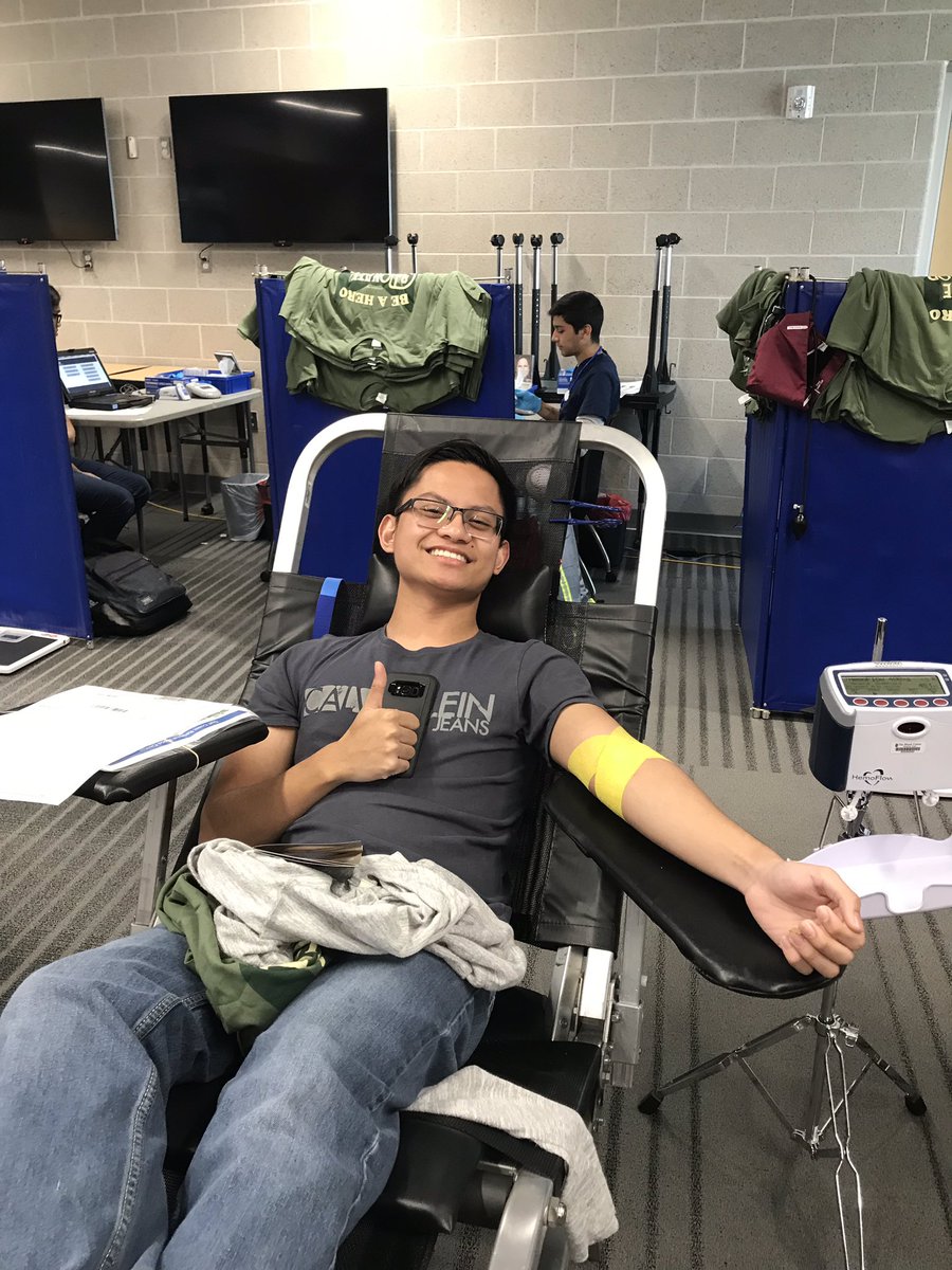 sharksmun's tweet photo. Riccson Casupanan donating blood today! We love Model UN Members who help our community! https://t.co/CmvQixM95l