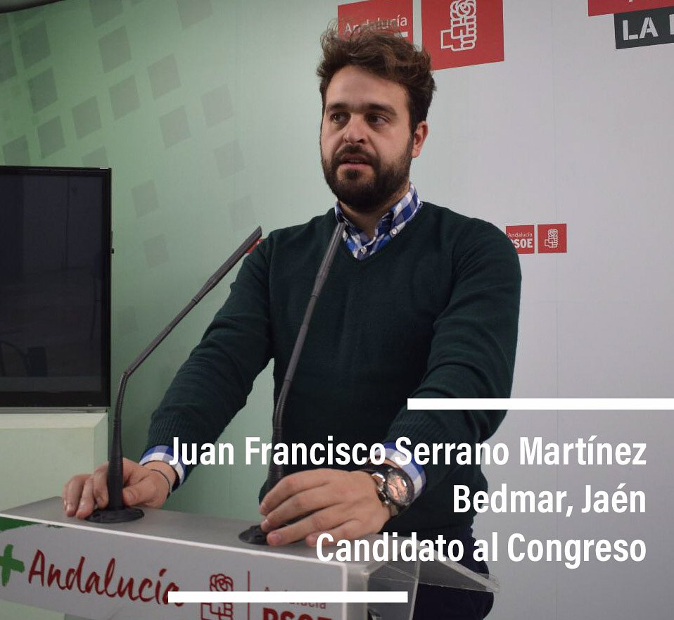 🙂 Él es Juan Francisco, candidato joven al Congreso por la provincia de Jaén.  

🎓 Es Ingeniero Técnico Industrial.

🚩 "Los socialistas recuperaremos las ayudas al alquiler para jóvenes, quienes necesitamos tener nuestro propio proyecto de vida"

#HazQuePase #VotaPSOE