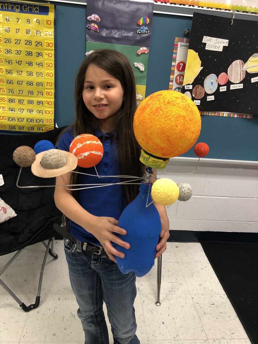 cesparza78's tweet photo. Solar System projects in 2nd grade. @GarrigaElem #GarrigaProud https://t.co/TJP2ZG7lGM