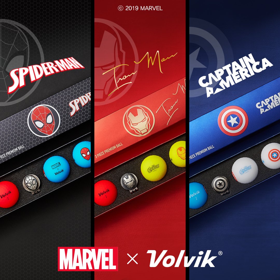 Endgame? H͟E͟R͟O͟E͟S͟ N͟E͟V͟E͟R͟ D͟I͟E͟!😤
Start your winning streak NOW!
Marvel X Volvik available now on our website 👊🏻Click the link in our bio. 
#volvik #marvel #golfball #superhero #spiderman #ironman #captainamerica #golflife #golfswing #golf #golfer #golfday #colorball