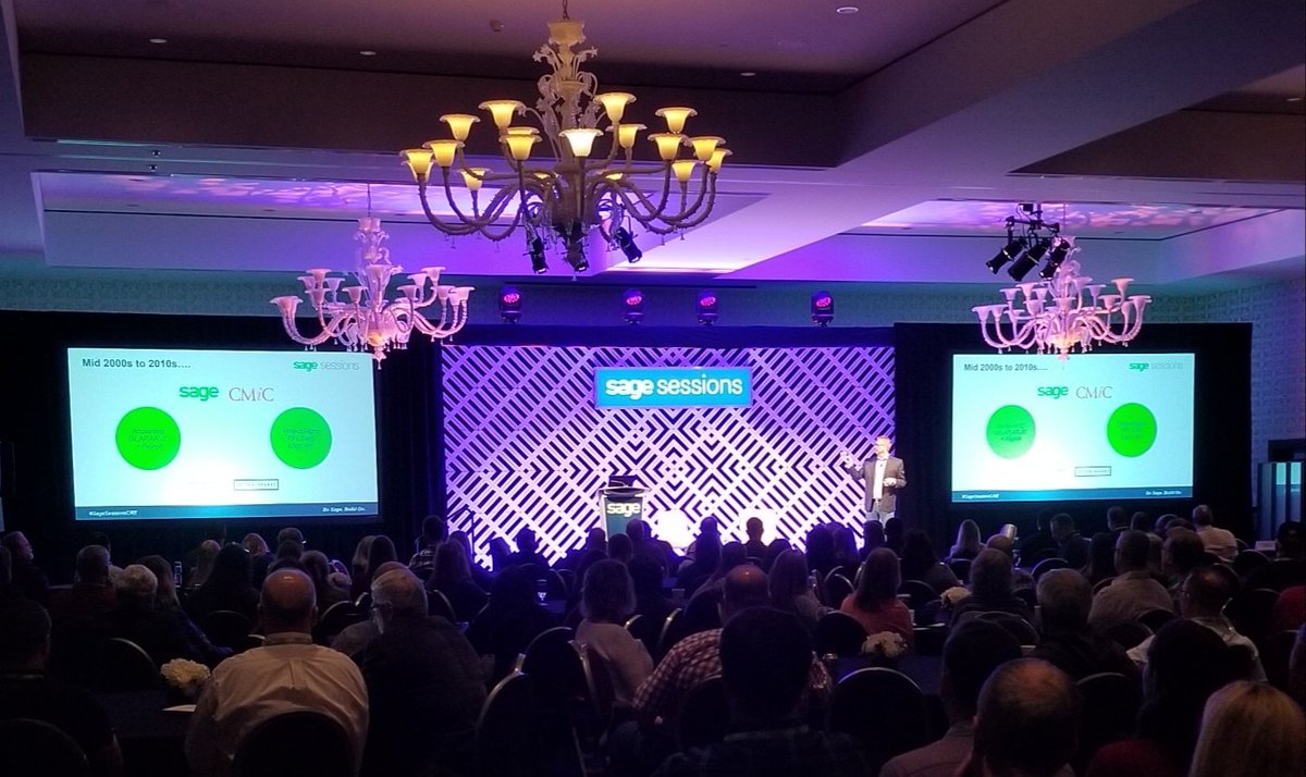 Dustin Anderson has a very engaging keynote! #SageSessionsCRE