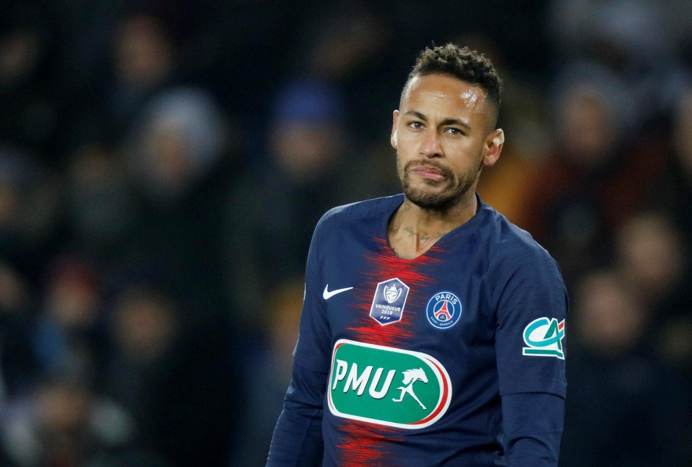 Neymar, durante un encuentro con el PSG.