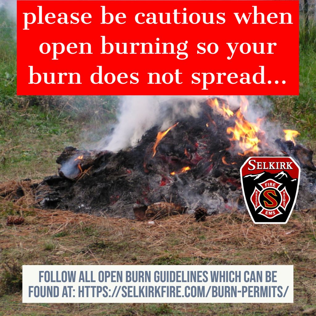 Please help us to reduce, and hopefully eliminate, out of control open burns.  More information can be found at: buff.ly/2YSDf4M.  Thank you!!  Please like and share.