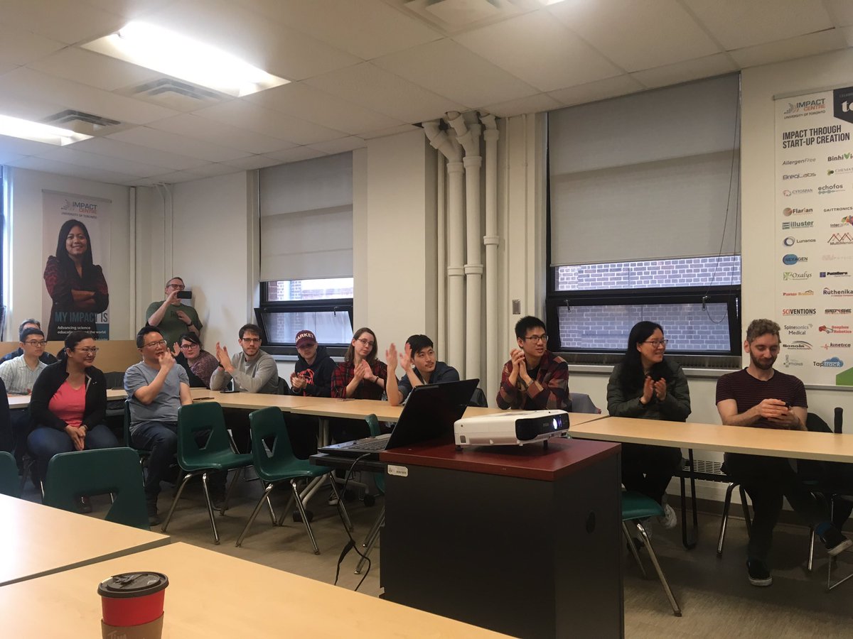 UofTEshipCentre's tweet photo. Great to see a crowd of Techno alumni companies here to celebrate the end of an era! https://t.co/Z3yGdmrOtA