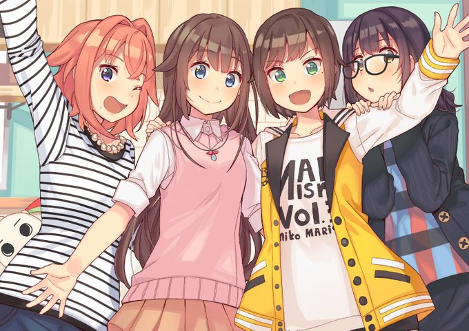 4姉妹のtwitterイラスト検索結果