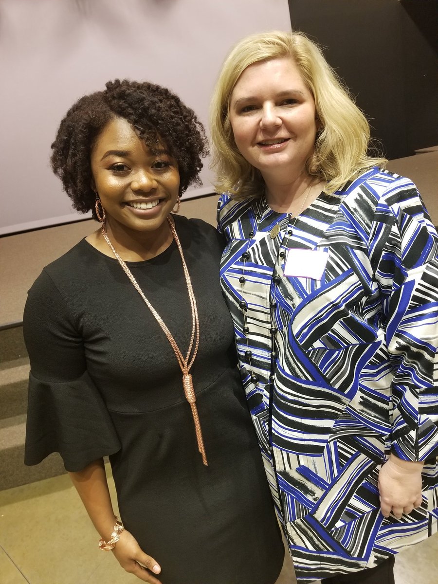 cedarhillisd's tweet photo. Kierra Byrd @CHLonghorns grad spoke beautifully at today's #Radiant19 luncheon. This current @UNTnews student is making us proud! #theleadingchoice @kelliejspencer https://t.co/ykxrfY5VH4
