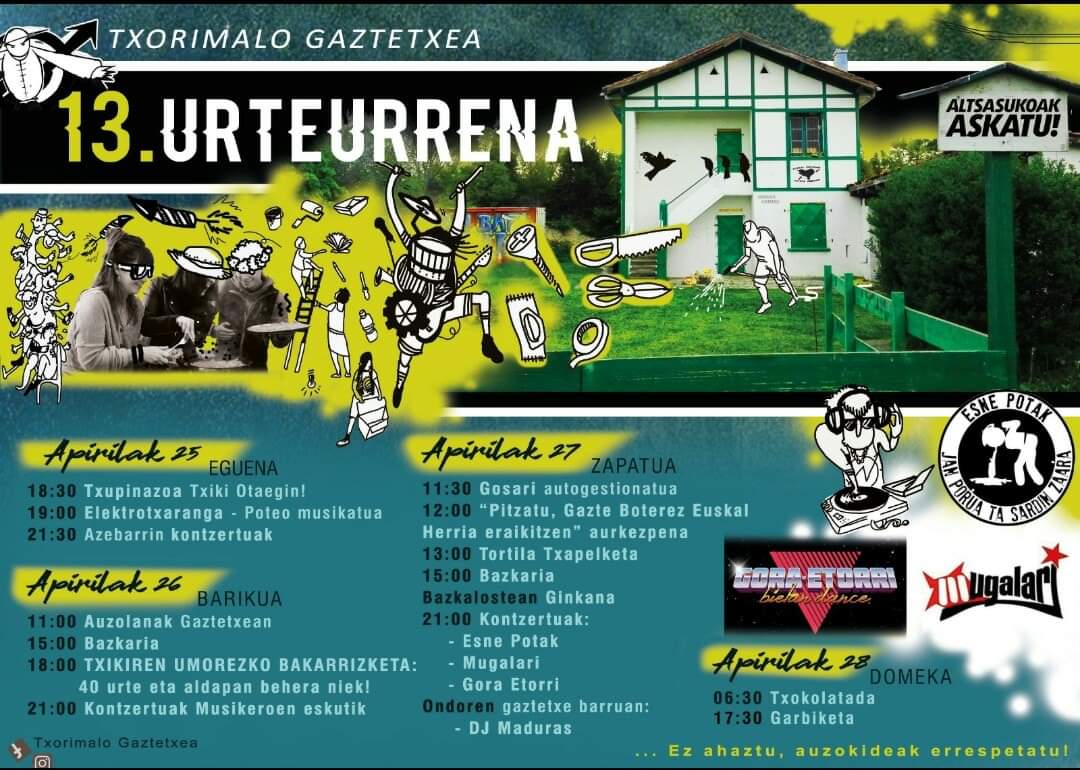 De camí a #Algorta. Demà ho petem al <a href="/TxorimaloGaztxe/">AlgortakoGA</a> 🍍👊 #pdmadurasontour