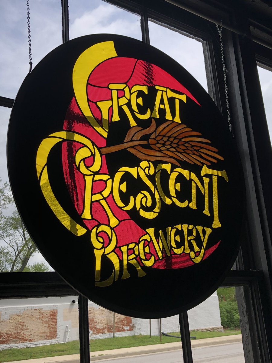 When golf gets rained out in south eastern Indiana, you gotta check our a brewery. Visiting <a href="/greatcrescent/">Hilal Akbar</a> brewery this afternoon.
