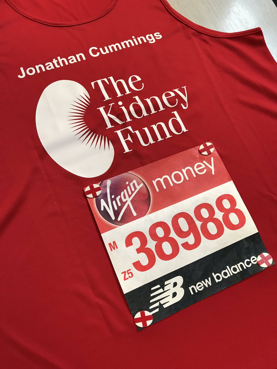 JonathanC666's tweet photo. Firing on all cylinders and raring to go! Thanks to The Kidney Fund for giving me the opportunity to run the London Marathon.#LondonMarathon2019 #thekidneyfund https://t.co/SPdTAbyoUL