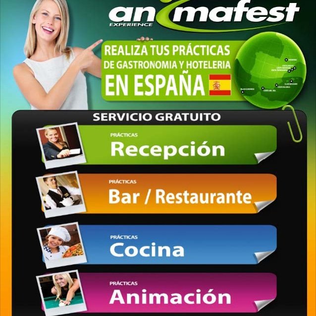 Tenemos. Fecha límite para prácticas rumuneradas en España  de 19 a 33 años
Se solicitan urgente meseros y vigilantes
Informes
WhatsApp 3116504921
Chef William Osorio
Director general de animafest experience para Colombia