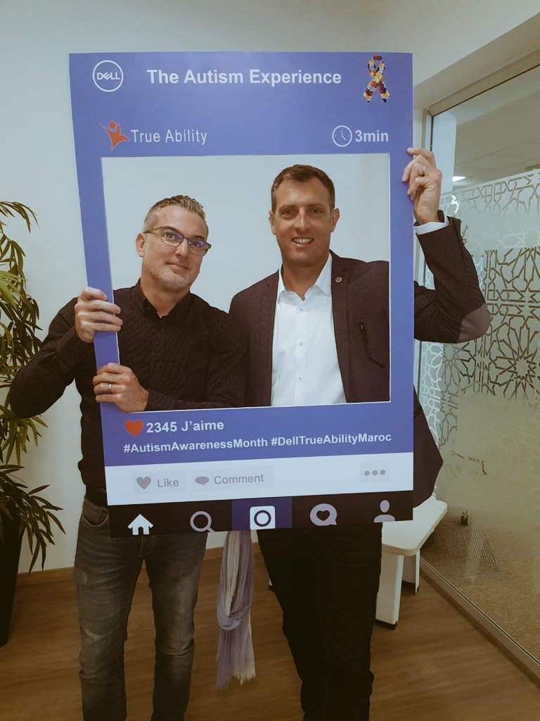 PascalMouysset's tweet photo. How #DellTechnologies support #inclusion #diversity by giving employees the opportunity to better understand the #Autism throught an Autism Experience. Congratulations @DellMorocco team #AutismAwarenessMonth #DellTrueAbilityMaroc #DellTrueAbility @NawalAyoujil @Badra_Hamdaoua https://t.co/kujwbfLFDi