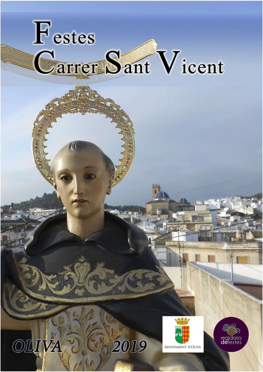 GentdOliva's tweet photo. Oliva celebra a partir de hoy las Fiestas en honor a San Vicente Ferrer, organizadas por la Junta de Fiestas con la colaboración de la concejalía de Fiestas del @AjuntamentOliva. Consulta la programación prevista, ¡y a disfrutar de la celebración! #SantVicentOliva #AnyVicentí https://t.co/GCL2DZqYun