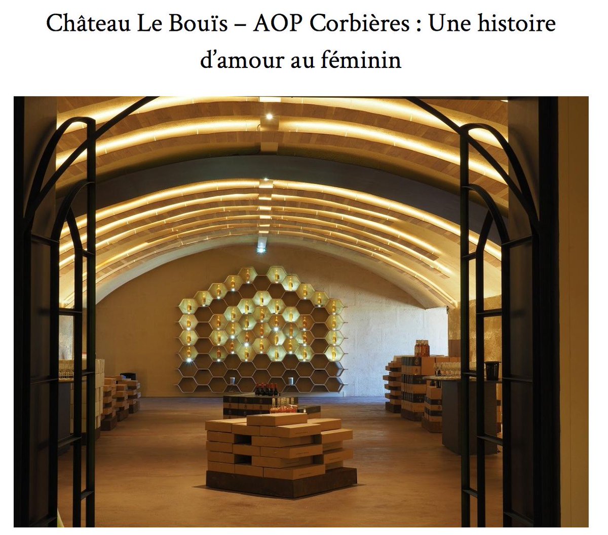 On s'évade en Corbières, sur les traces du <a href="/chateau_bouis/">Château le Bouïs</a>...  terroir-evasion.com/caves-a-vins/c…