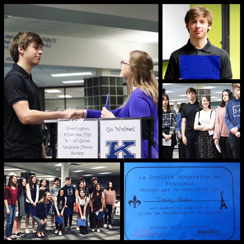 katulec's tweet photo. Tommy was inducted into French honors society! I am so proud of him!! ❤️#WKHS #ItsWorthIt #proudmomma #frenchhonorssociety https://t.co/g0AWNkh26j