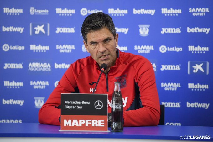 Mauricio Pellegrino, en sala de prensa (Foto: CDL).