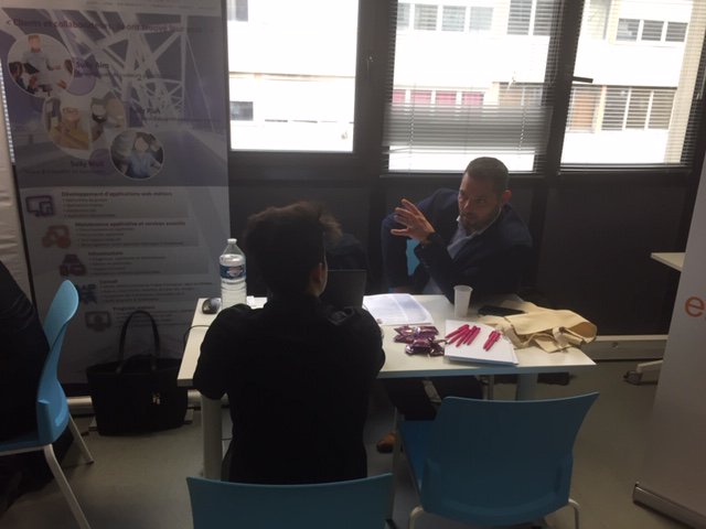 SullyGroup's tweet photo. Woww, que de rencontres hier à l'IT Job Day ! C'était super, merci !! #ITJobDay @YnovAix #recrutement #SullyWay https://t.co/DW1wIpKUmF