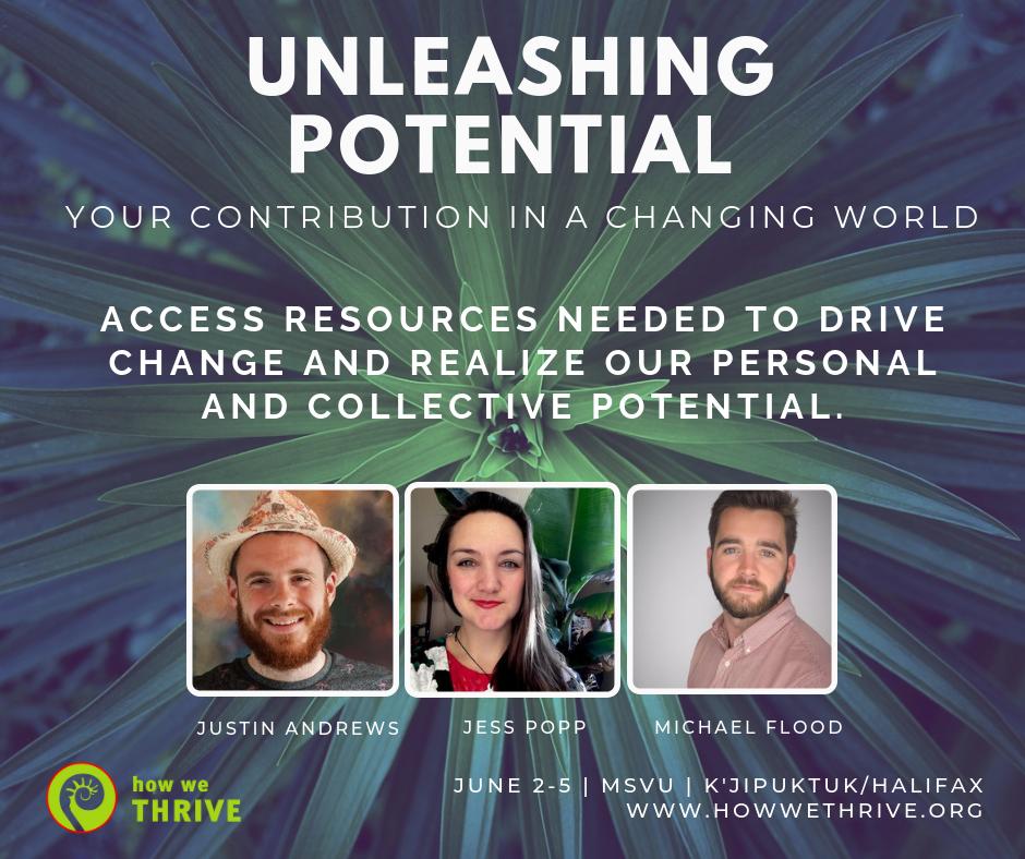how_we_thrive's tweet photo. These three bring unstoppable energy and inspiration to practical questions about how we can each and together contribute to meaningful change. They are also inviting guests who can open doors and expand the field of options. https://t.co/BOKbrivtIX https://t.co/3cvAIPFqye