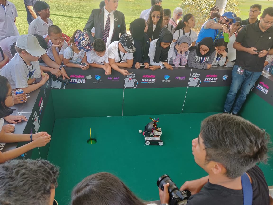 ZuzuDotAI's tweet photo. RT @myKalebr: These #GolfBots have BrOughT their A-Game! 🤖 #ParOne

#STEAMathalon #Dubai #ElsClub #Event #ArtificialIntelligence #Kalebr #Ai #Golf #Steam #FutureProof #MyDubai #UAESchools #DubaiSchools #SchoolsInDubai https://t.co/JQbdjvkQbT
