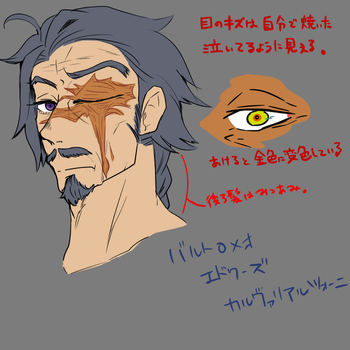 顔の傷のtwitterイラスト検索結果 古い順