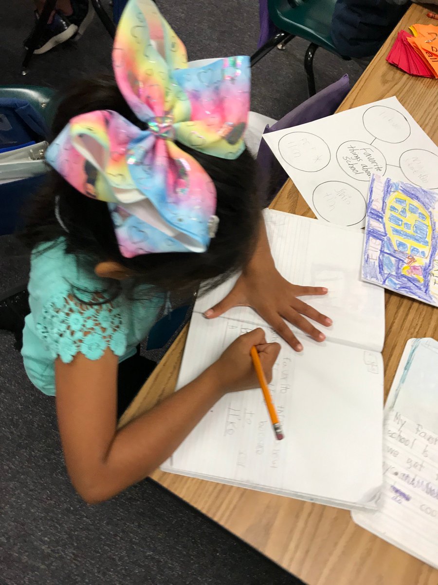 MsFaulkner_K's tweet photo. What a great Day 2 and 3 we had for our OSE Happy Campers, Happy Writers Boot Camp! So excited to see what Day 4 brings! #osestars #lisdthrive #kindergarten #writing https://t.co/wbqj5uWftT