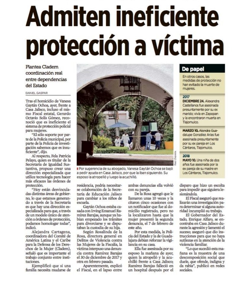 Incapaz el Gobierno de dar protección a mujeres amenazadas de muerte, acepta <a href="/EnriqueAlfaroR/">Enrique Alfaro</a> y revisan las medidas y el por qué fallan