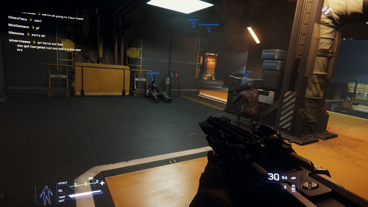 Doggie... what... whatchya doin there buddy? #StarCitizen #HInFLY