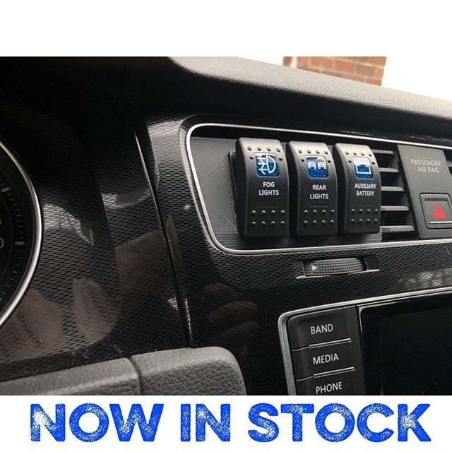CjmGearco's tweet photo. Switch panels are now available! Only a few of each on hand, but we will continue to make whatever sells out this weekend.  All orders will start shipping Monday! #cjmindustries #mk7 https://t.co/fCD6YlfJZi https://t.co/9nXM7sZ73H