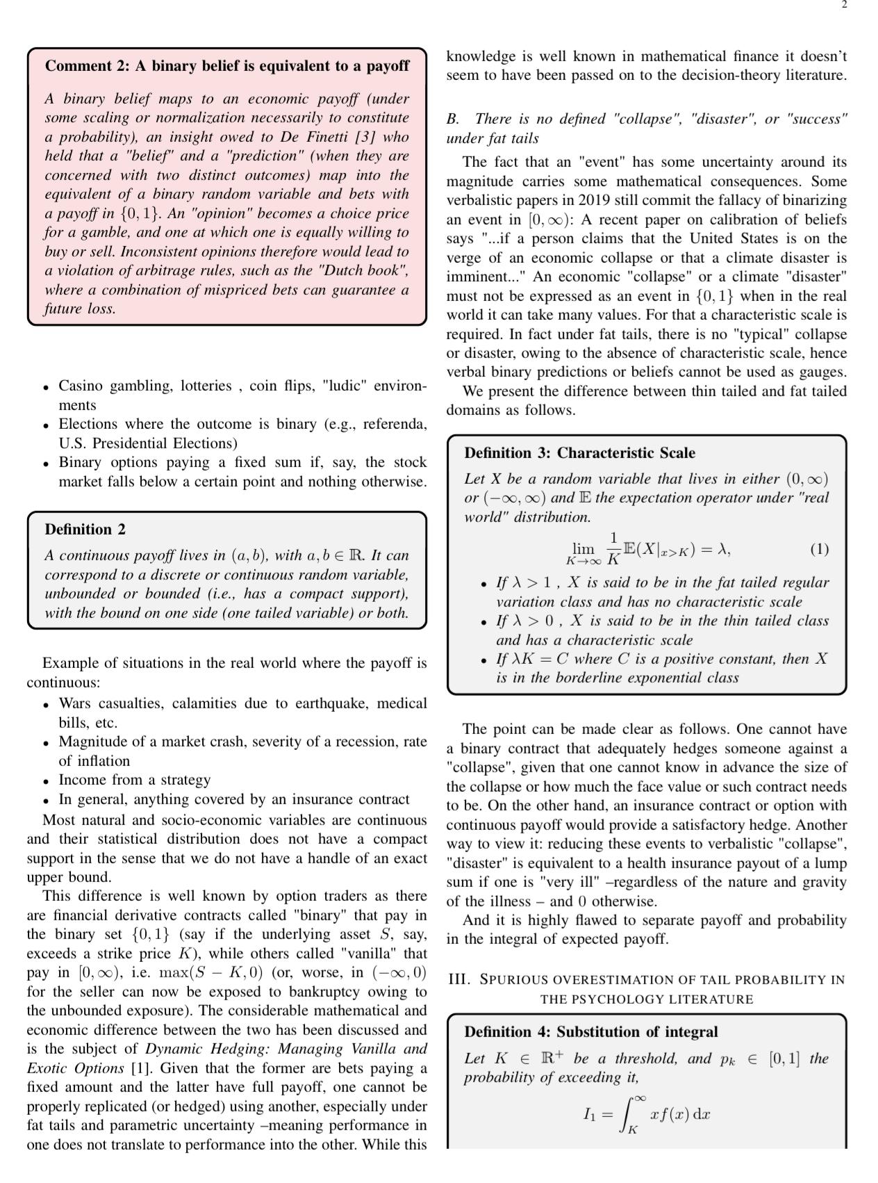 Nassim Nicholas Taleb on Twitter: "Renamed the paper: "One Cannot Eat Nassim Nicholas Taleb on Twitter: "Renamed the paper: "One Cannot Eat