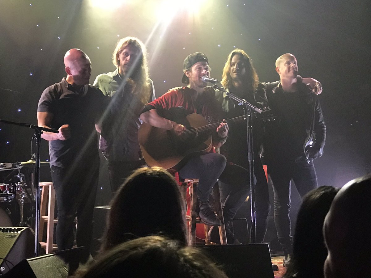 These guys ❤️ <a href="/KipMooreMusic/">Kip Moore</a> 14th show was the BEST! My husband said if we weren’t going to see Eric Church we would go to Macon (and if they weren’t sold out!!) We have followed these guys around since 2012 🙌