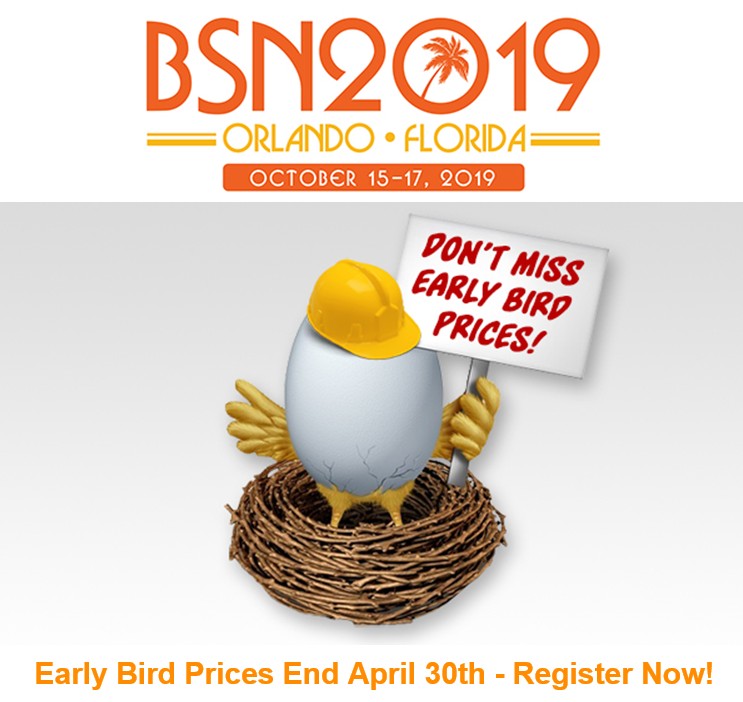 BSNConference's tweet photo. Early Bird Prices End April 30th - Register Now!

Join the industry's most innovative thinkers sharing insights, best practices and success stories in improving safety and reducing injuries using behavioral technology.

Learn more at https://t.co/3Jmn4ZdNfU https://t.co/wNxIkYNsg1