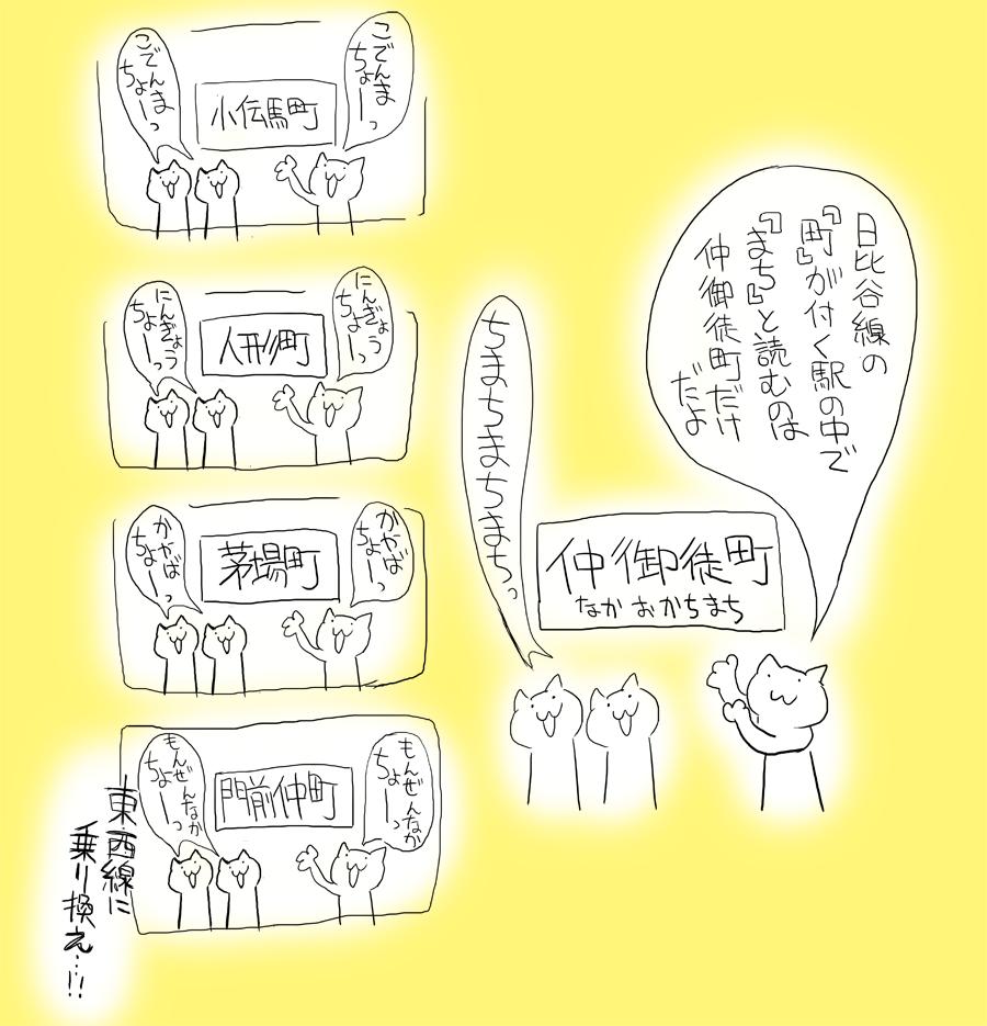 東京メトロの漫画を描きました。 