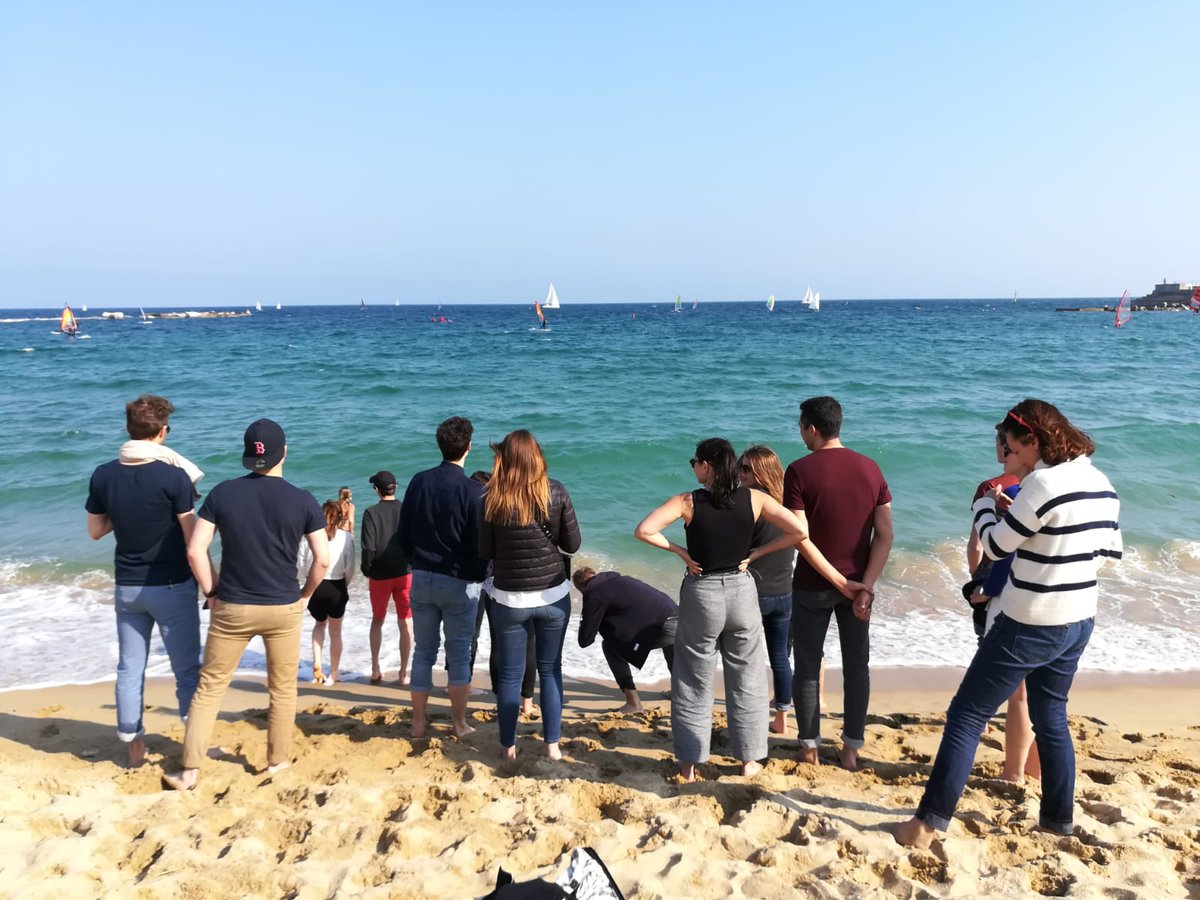 Gymlib's tweet photo. Toute l'équipe Gymlib était en séminaire à Barcelone ! ☀️ 
Le beau temps était au rendez-vous pour ce week-end qui restera mémorable 💪
#gymlib #séminaire #teambuilding #Barcelona https://t.co/l1Rzyahp3T